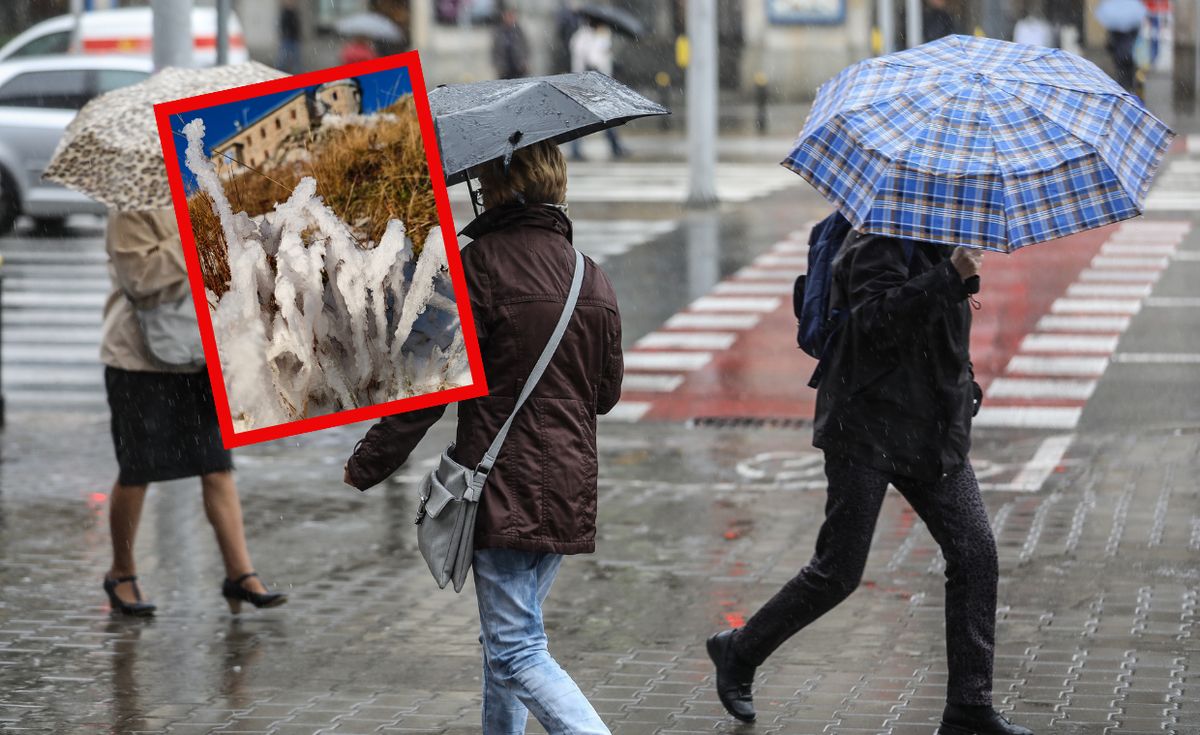 Ubiegłej nocy temperatura w niektórych miejscach spadła poniżej zera. Teraz będzie deszczowo