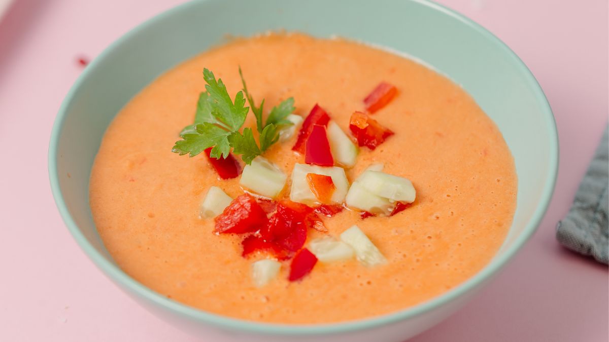 Krem z pomidorów i truskawek - Pyszności