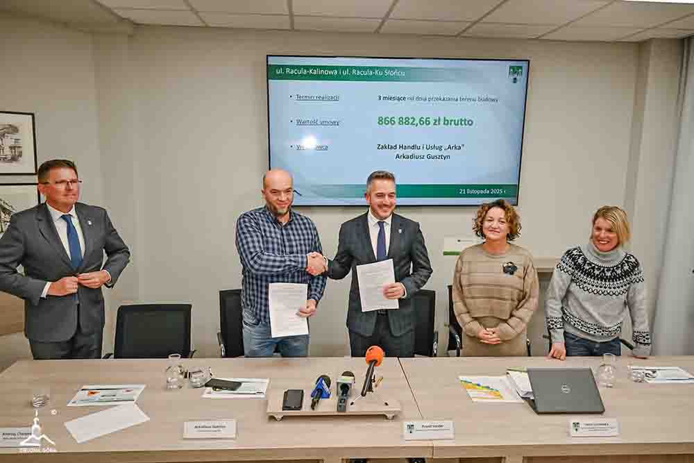 Zielona Góra: Kolejne drogi wypięknieją, nowe inwestycje w Raculi