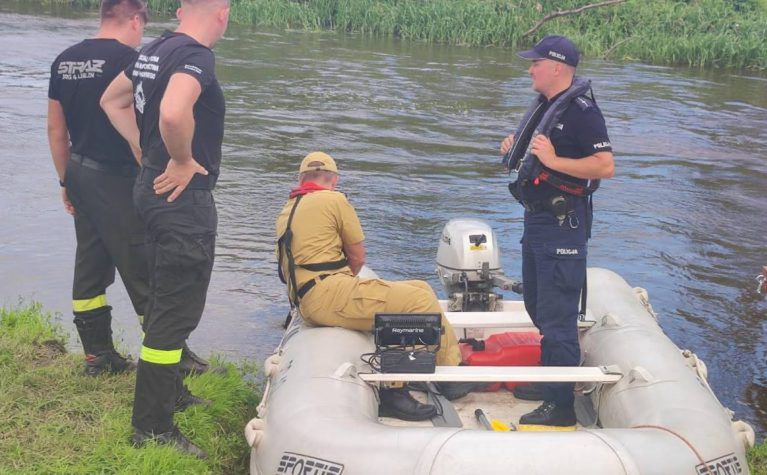 Tragiczny finał poszukiwań na rzece Wieprz. Z wody wyłowiono zwłoki