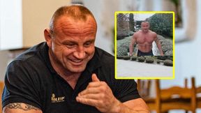 Na zewnątrz było -7 stopni. Na Pudzianie to nie zrobiło wrażenia