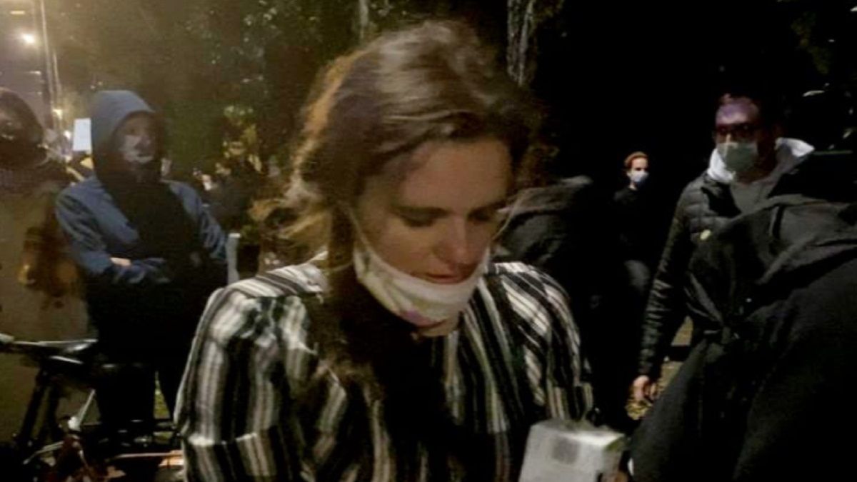 Klaudia Jachira została spryskana gazem łzawiącym