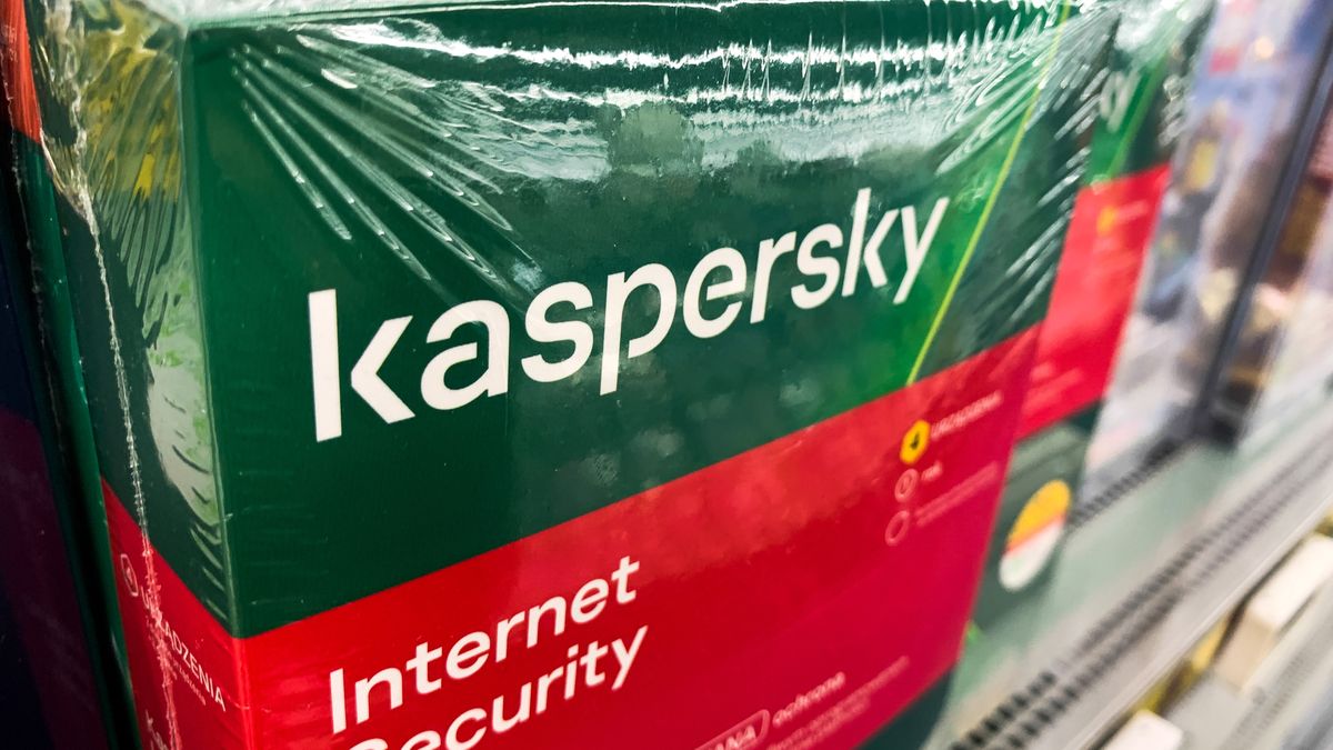 Kaspersky Internet Security software is seen at the store in Krakow, Poland on December 30, 2021. (Photo by Jakub Porzycki/NurPhoto via Getty Images)