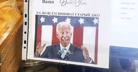Tak działa propaganda Putina. Rosjanin wywiesił w sklepie tę kartkę