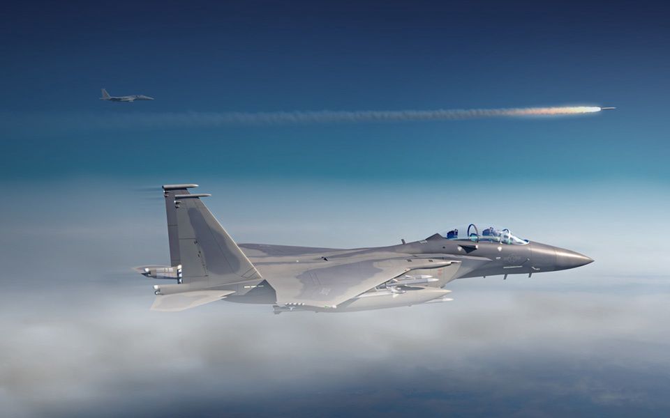Wizja artystyczna F-15EX oferowanych Indonezji