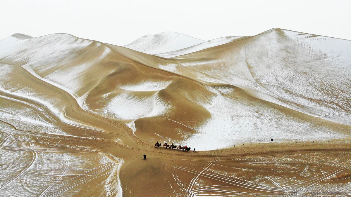 Śnieg na pustyni ma dla niektórych oznaczać zbliżający się koniec świata