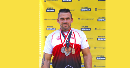 Mistrz armwrestlingu Mirosław Hertmanowski