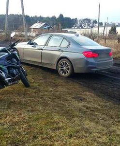 Nieoznakowane BMW ściga kradziony motocykl. Brawurowa akcja drogówki z Gorzowa