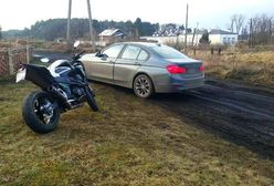 Nieoznakowane BMW ściga kradziony motocykl. Brawurowa akcja drogówki z Gorzowa