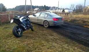 Nieoznakowane BMW ściga kradziony motocykl. Brawurowa akcja drogówki z Gorzowa