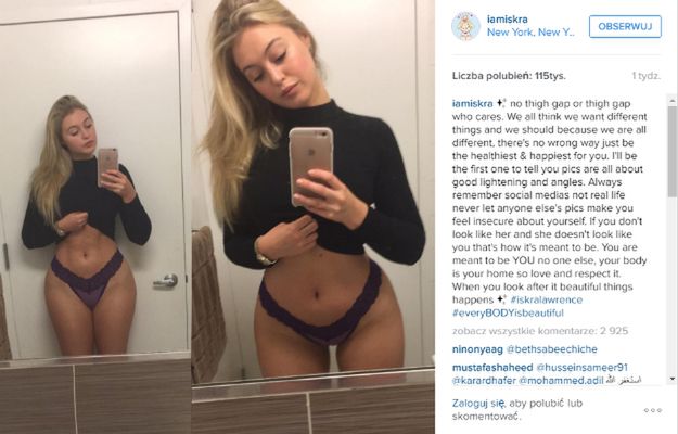 Modelka Plus Size pokazała na Instagramie jak łatwo manipulować swoim wyglądem w sieci