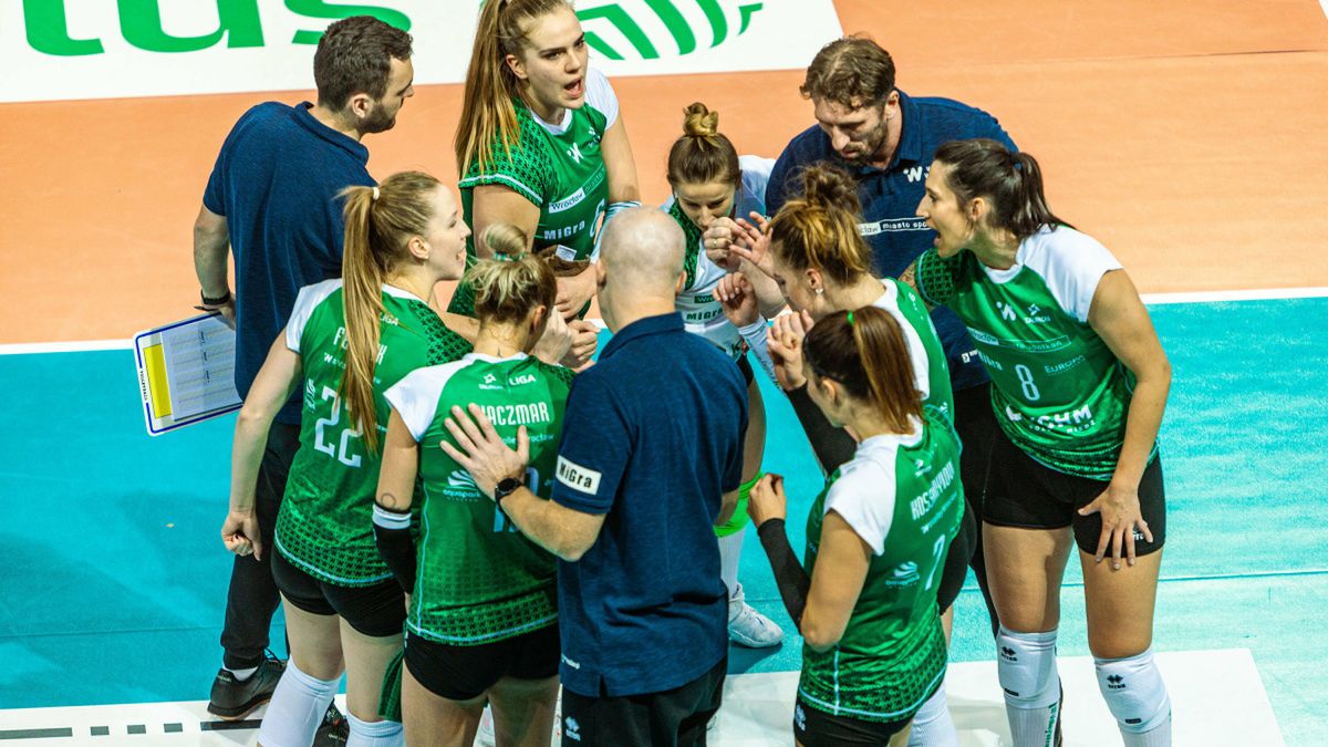 Materiały prasowe / Michał Rabiega/ TAURON Liga / Na zdjęciu: siatkarki  #VolleyWrocław