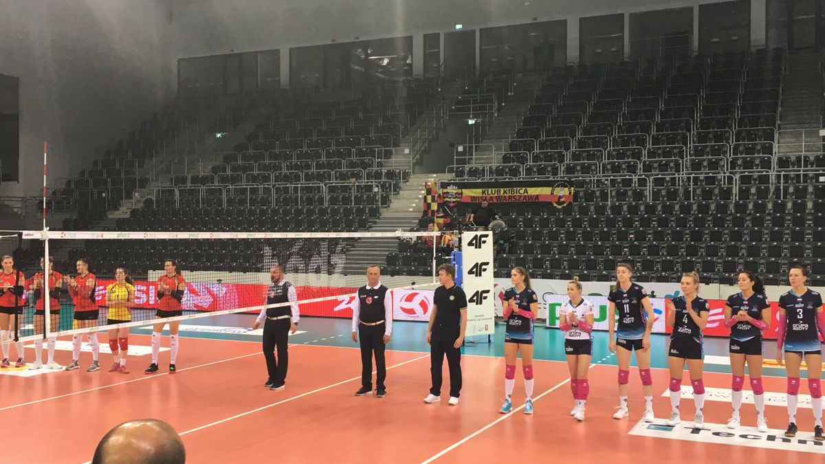 mecz Wisła Warszawa - Grupa Azoty Chemik Police w Łódź Sport Arenie