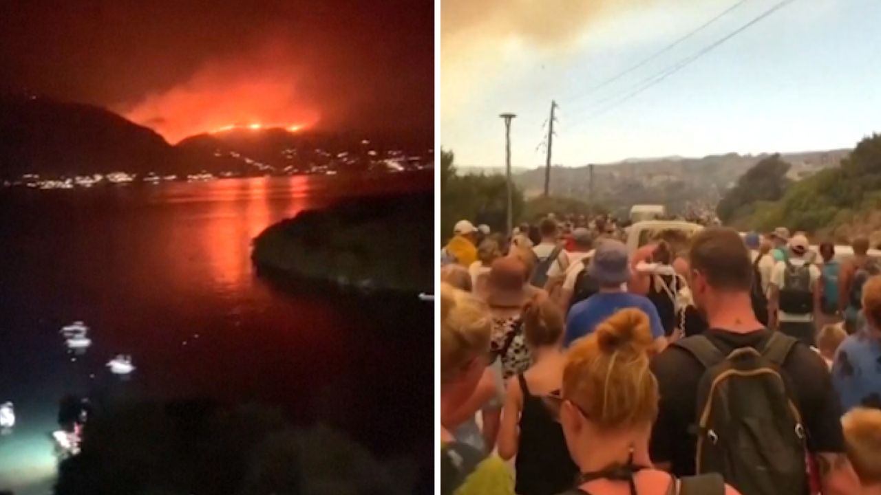 Grecja w ogniu. Ucieczka 1,2 tys. Polaków z Rodos