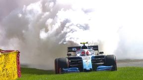 F1: Grand Prix Belgii. Pożar samochodu Roberta Kubicy. Fatalne informacje dla Williamsa (foto)