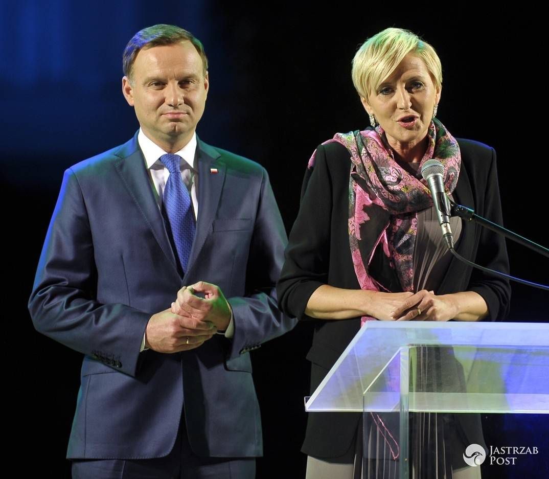 Agata Duda i Andrzej Duda razem po długiej przerwie
