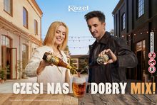 Halina Mlynkowa i Sebastian Karpiel-Bułecka w kampanii Kozel