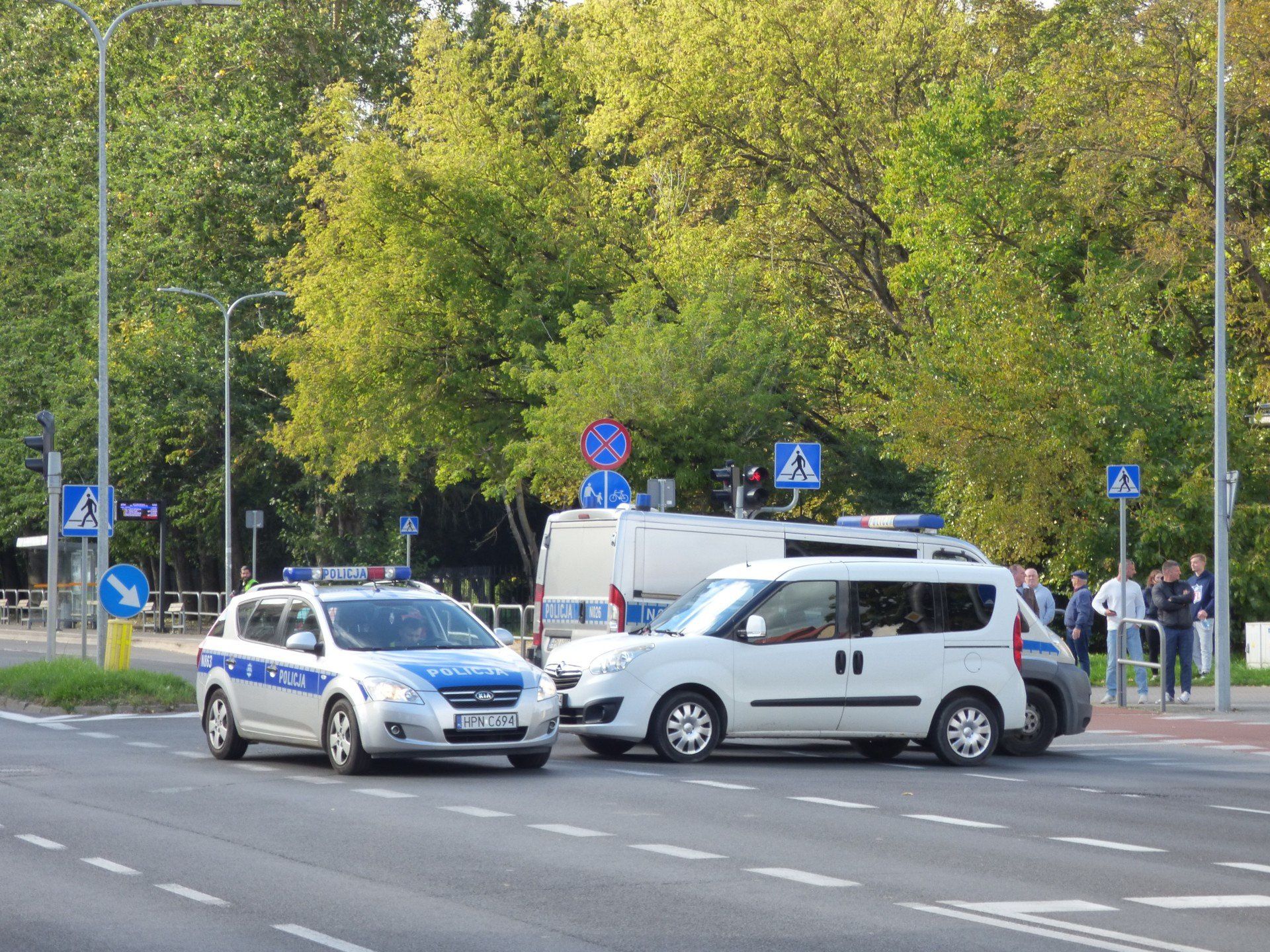 Wypadek na skrzyżowaniu ulic Szczecińskiej i Kossaka