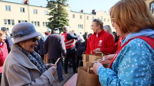Lublin: Śniadanie Wielkanocne w Caritasie. Było wielu uczestników