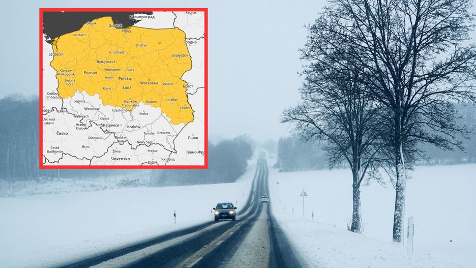 Pogoda na weekend. Możliwe silne opady śniegu i burze. IMGW wydał ostrzeżenia