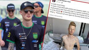 Sześć dni po makabrycznym wypadku opublikował taką wiadomość. Coś niesamowitego!