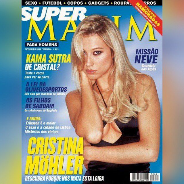 Cristina Mohler na okładce magazynu Maxim