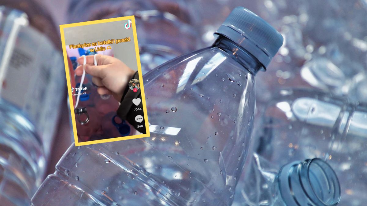 Tiktoker przetestował butelkomat w Lidlu. W sieci zawrzało  