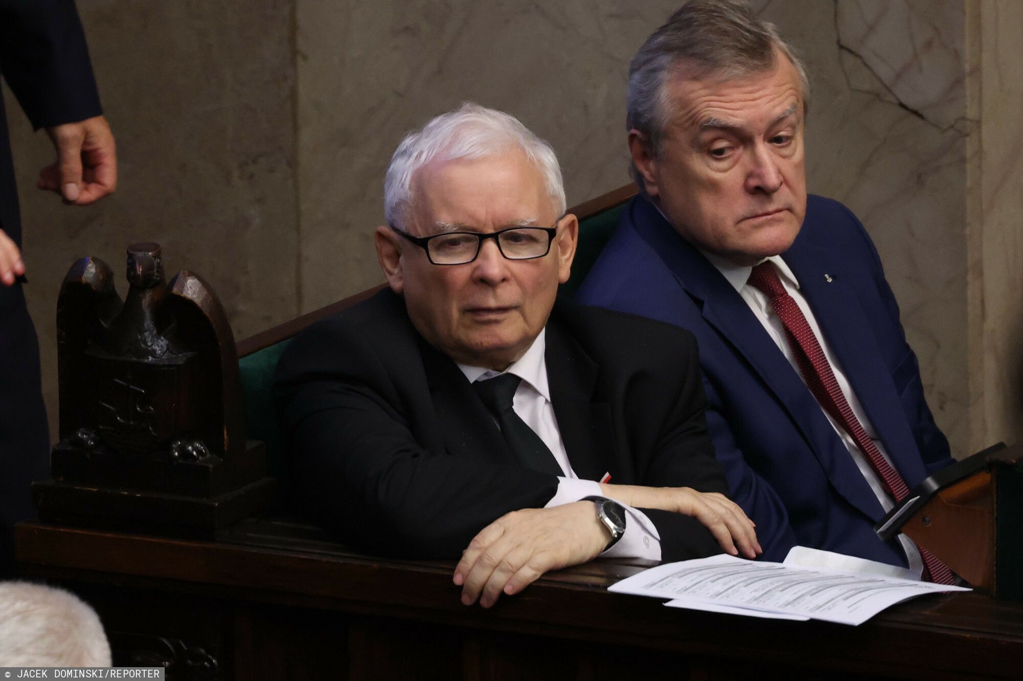 Jarosław Kaczyński, Piotr Gliński
