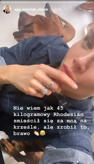 Agnieszka z psem