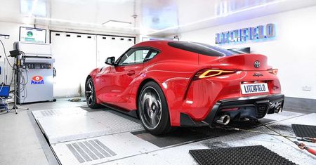 Toyota Supra i zmiana elektroniki. Efekt: 86 KM więcej niż fabrycznie