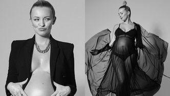 Barbara Kurdej-Szatan chwali się kolejnym ciążowym zdjęciem. Fanka: "Tymi brzuchami to można dziś ZAROBIĆ"
