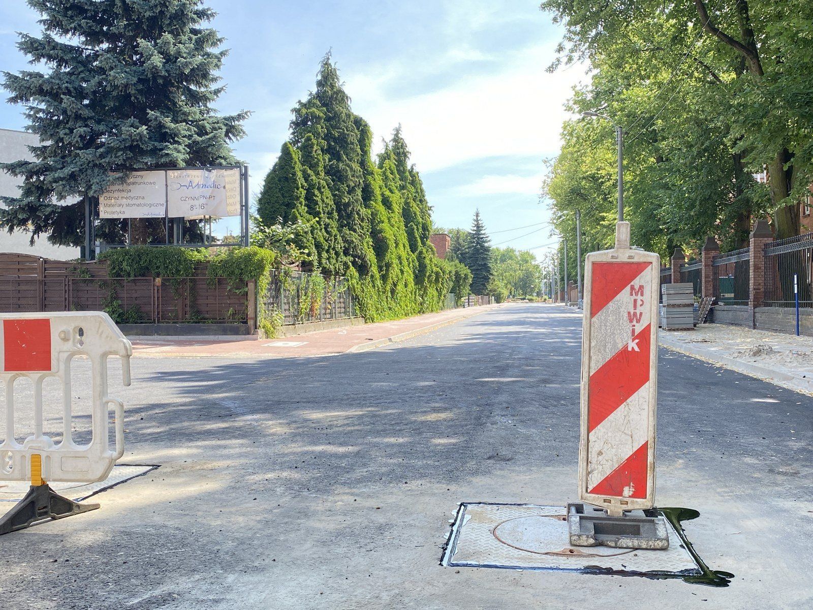 Lipiec 2025 - ulica Racławicka w Lesznie