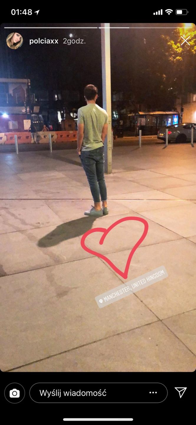Pola Lis i Kamil Grabara na kolacji w Manchesterze