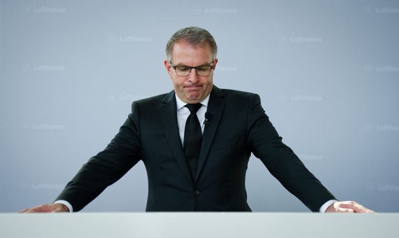 Na zdjęciu Carsten Spohr, dyrektor generalny Lufthansy