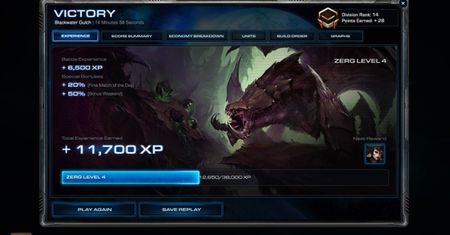 Od następnej łatki w StarCraft 2 będzie można zdobywać poziomy