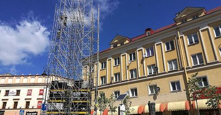 Zagadkowa konstrukcja na placu Wolności. Wiemy, co to jest!