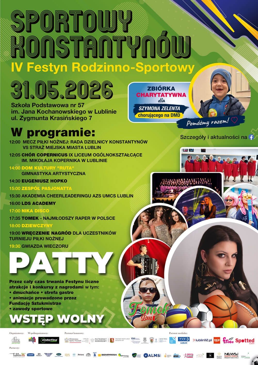 Piknik Sportowy Konstantynów - plakat