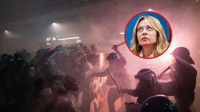 Mocny wpis premier Meloni po protestach we Włoszech