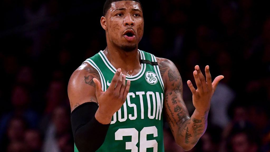 Getty Images / Harry How / Na zdjęciu: Marcus Smart