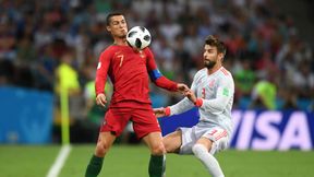 Mundial 2018. Portugalia - Hiszpania: Gerard Pique prowokuje Ronaldo