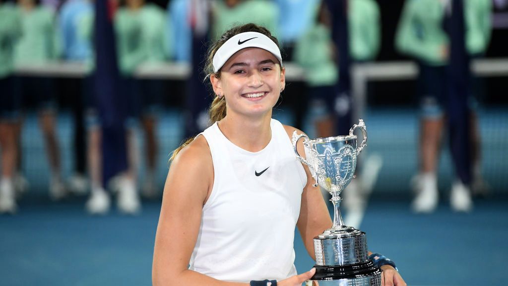 Getty Images / Morgan Hancock / Na zdjęciu: Victoria Jimenez Kasintseva, mistrzyni Australian Open 2020 w singlu dziewcząt