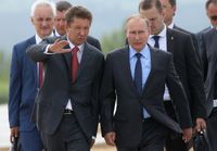 Władimir Putin i prezes Gazpromu Alexey Miller 