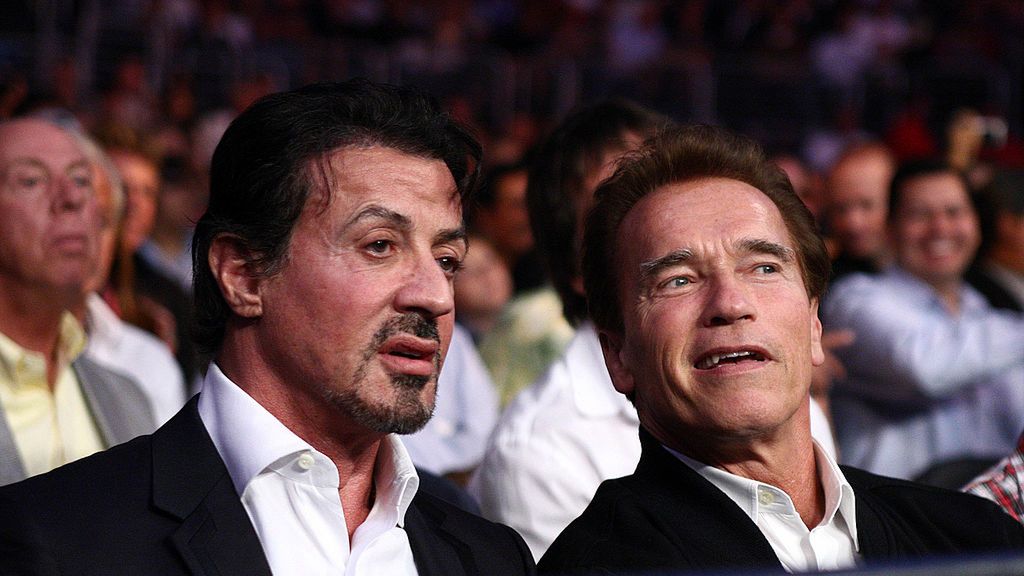Zdjęcie okładkowe artykułu: Getty Images / Donald Miralle / Na zdjęciu od lewej: Sylvester Stallone i Arnold Schwarzenegger