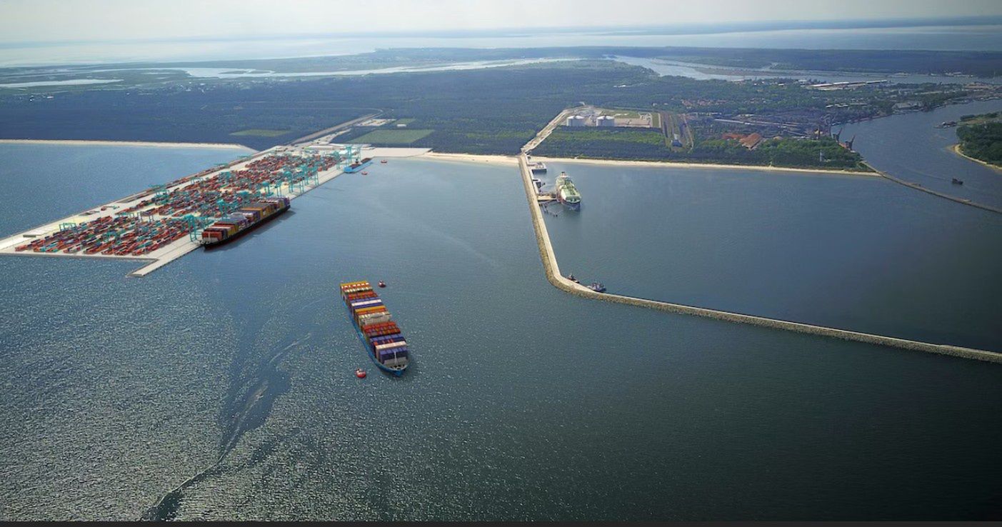 Wizualizacja nowego terminala w Świnoujściu