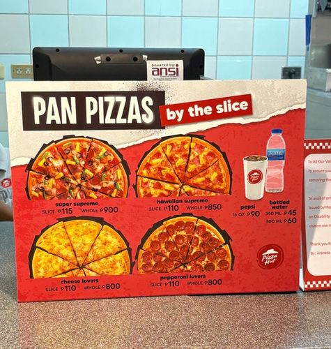 Na zdjęciu: Ceny w Pizza Hut