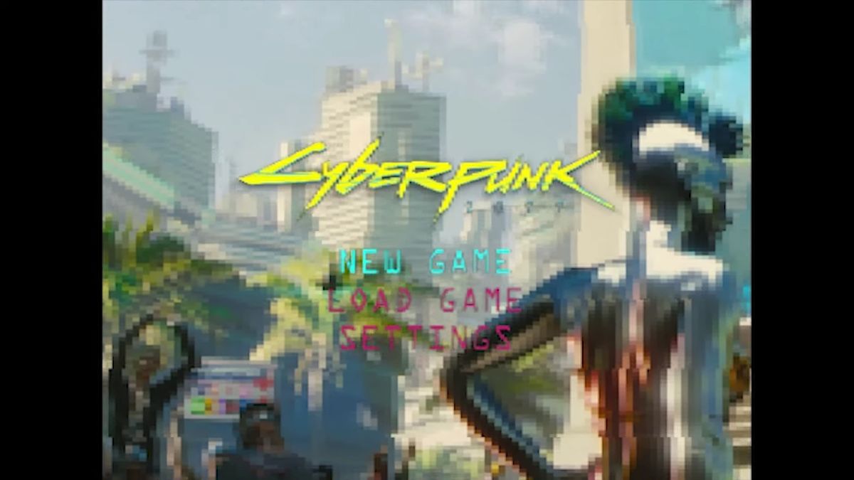 Cyberpunk 2077 retro w stylu PSX stworzony przez fana