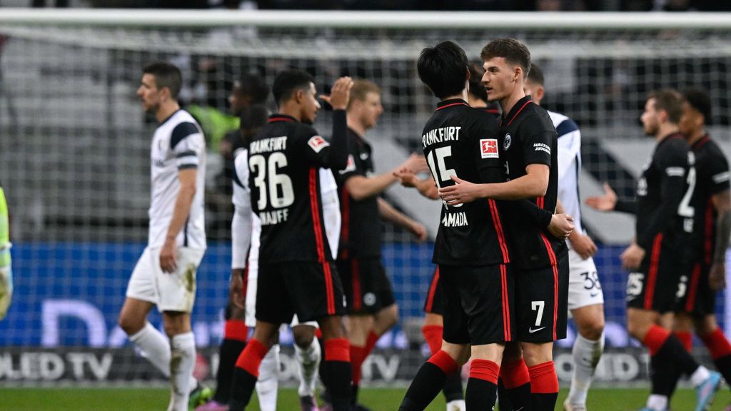 radość piłkarzy Eintrachtu