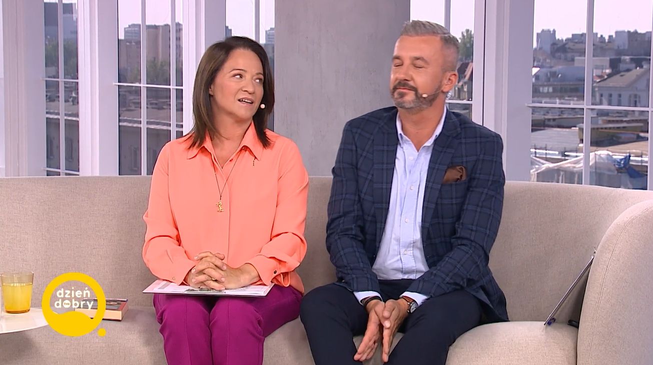 Krzysztof Skórzyński zaliczył kilka wpadek podczas jednego wydania "Dzień Dobry TVN"
