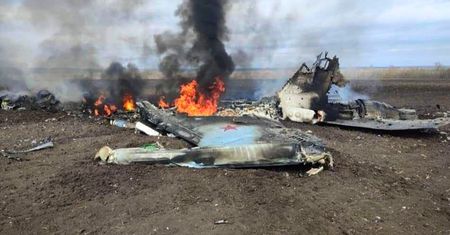 Terroryzował Ukraińców. Su-34 strącony podczas ataku