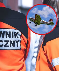 Awionetka spadła pod Poznaniem. Na miejscu pracują służby